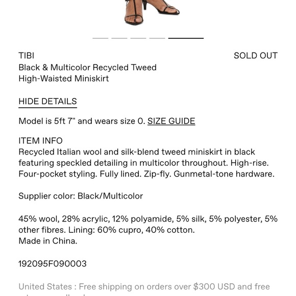 Tibi Tweed miniskirt - Picture 6 of 10